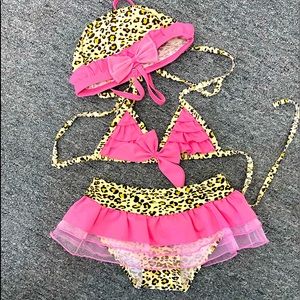 3 piece toddler swimsuit Size 3T